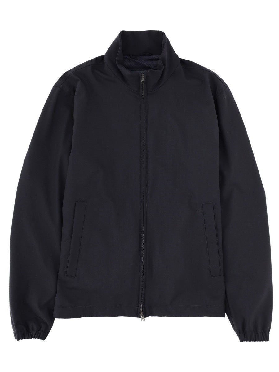 Herno Men's Wool Blend Sports Jacket Blue Herno