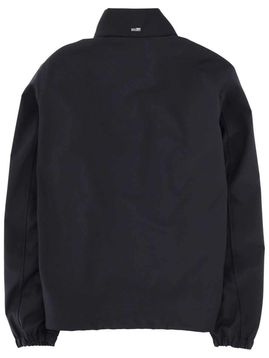 Herno Men's Wool Blend Sports Jacket Blue