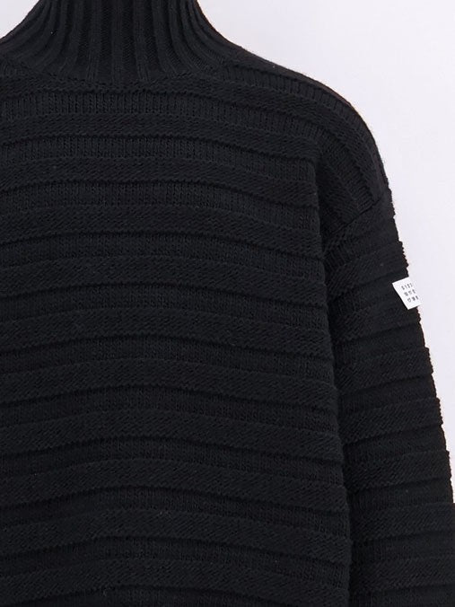 MM6 Maison Margiela Men's Wool Blend Sweater Black, view 3