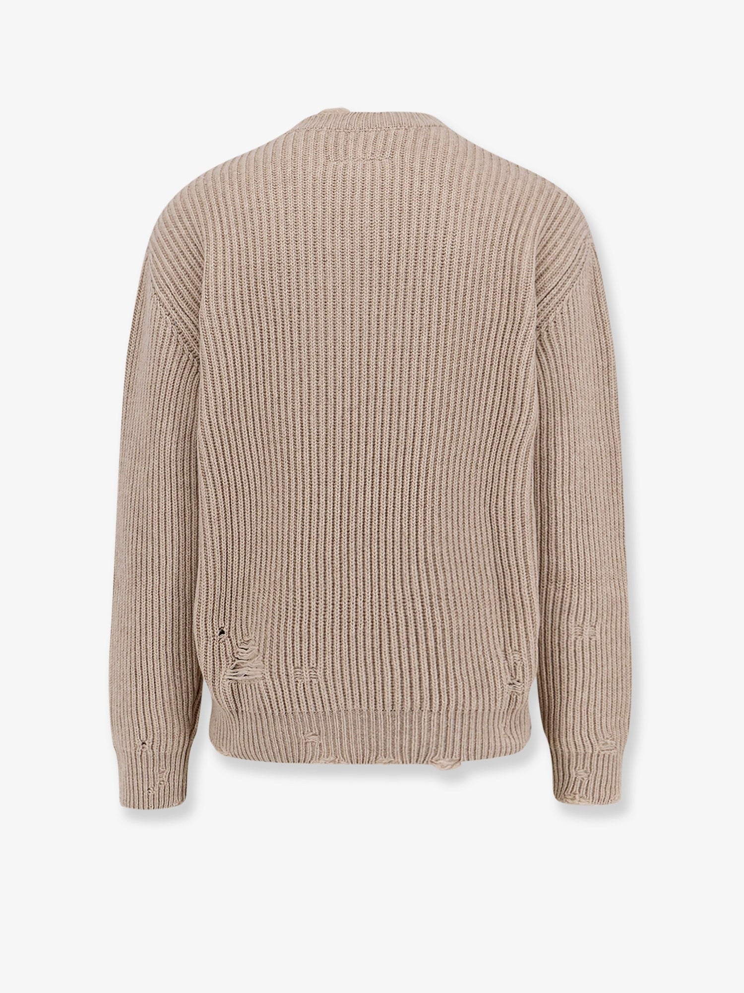 MM6 Maison Margiela Men's Wool Blend Sweater Beige