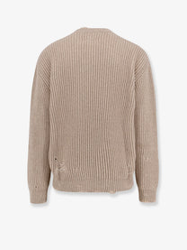 MM6 Maison Margiela Men's Wool Blend Sweater Beige