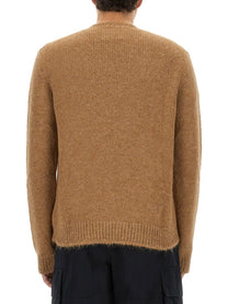 Jil Sander Men's Wool Blend Sweater Beige