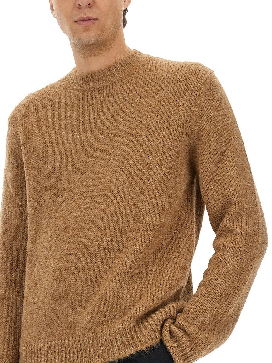 Jil Sander Men's Wool Blend Sweater Beige