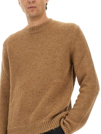 Jil Sander Men's Wool Blend Sweater Beige
