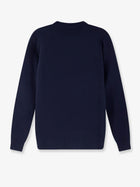 Alpha-Studio Men's Wool Blend Sweater Blue