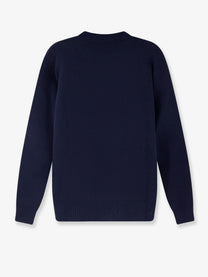 Alpha-Studio Men's Wool Blend Sweater Blue