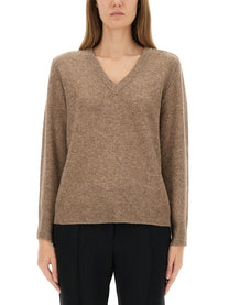 Aspesi Women's Wool Blend Sweater Beige Aspesi