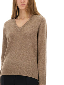 Aspesi Women's Wool Blend Sweater Beige Aspesi