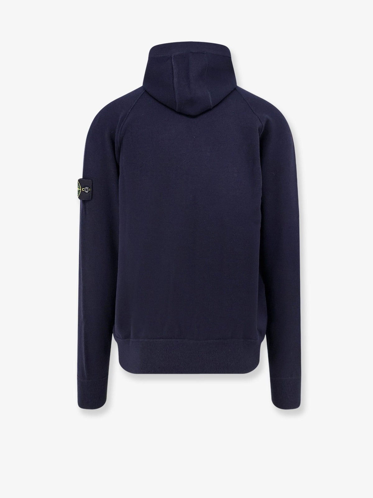 Stone Island Men's Wool Blend Sweatshirt Blue, view 2