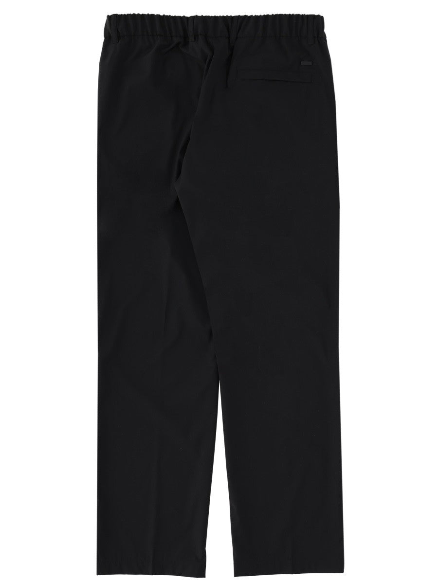 Herno Men's Wool Blend Tailored Pants Black