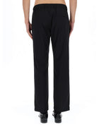 Herno Men's Wool Blend Tailored Pants Black, view 6