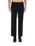 Herno Men's Wool Blend Tailored Pants Black, view 4