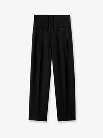 Toteme Women's Wool Blend Tailored Trousers Black