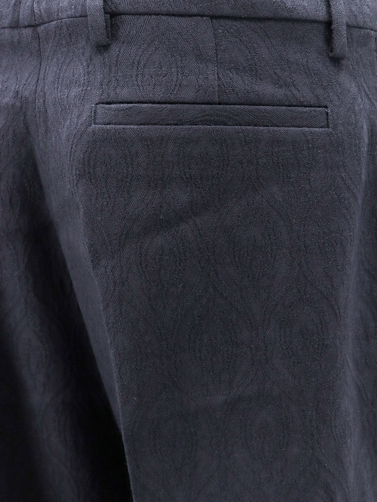 ETRO Women's Wool Blend Trousers Black, view 3