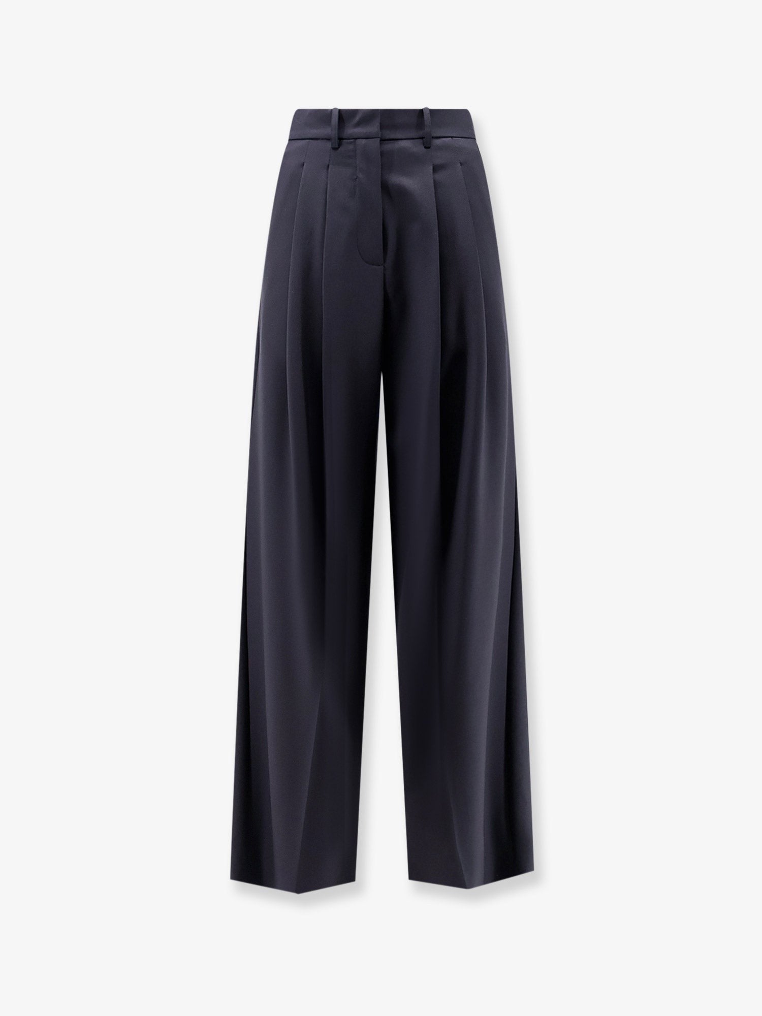 Alysi Women's Wool Blend Trousers NOTTE