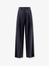 Alysi Women's Wool Blend Trousers NOTTE