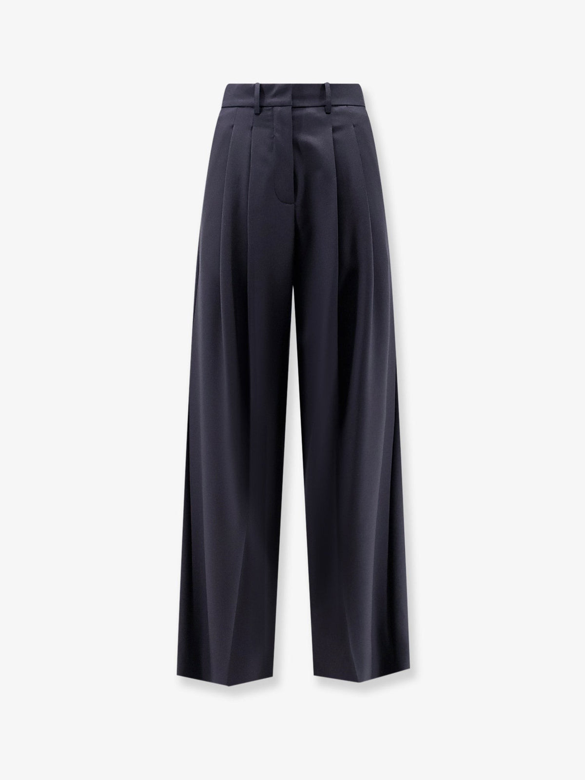 Alysi Women's Wool Blend Trousers NOTTE