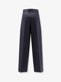 Alysi Women's Wool Blend Trousers NOTTE