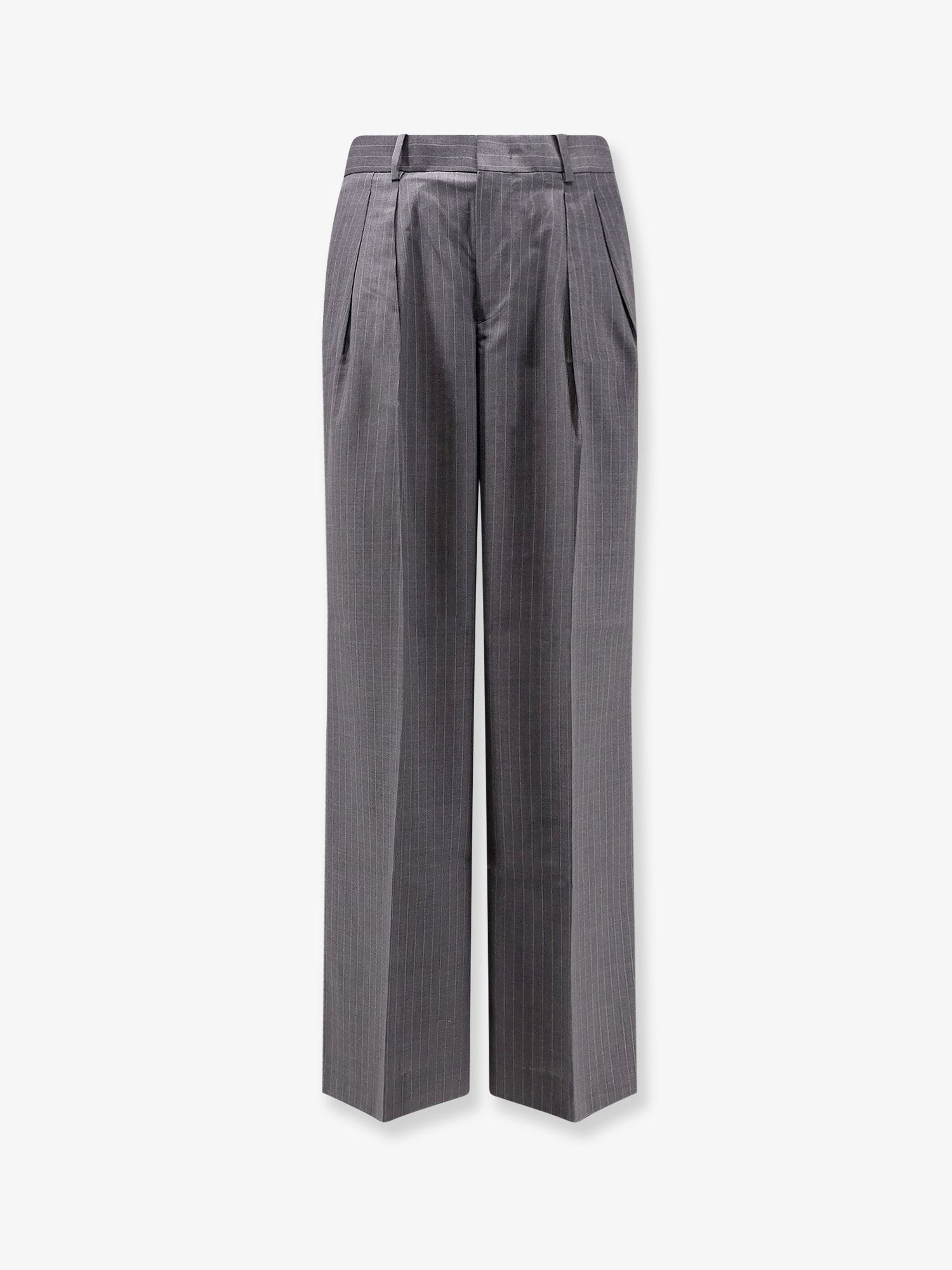 Tonywack Men's Wool Blend Trousers Grey