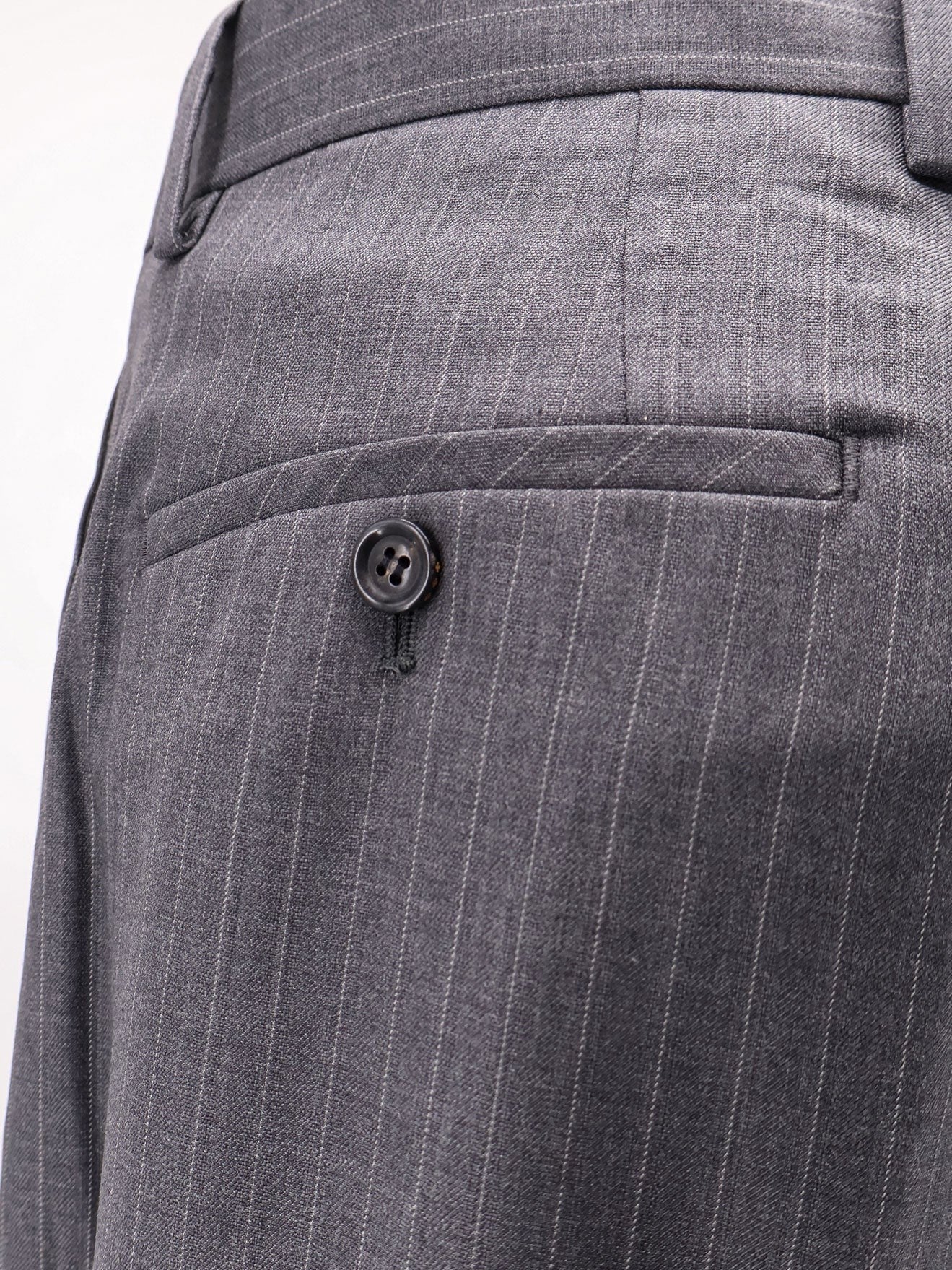 Tonywack Men's Wool Blend Trousers Grey