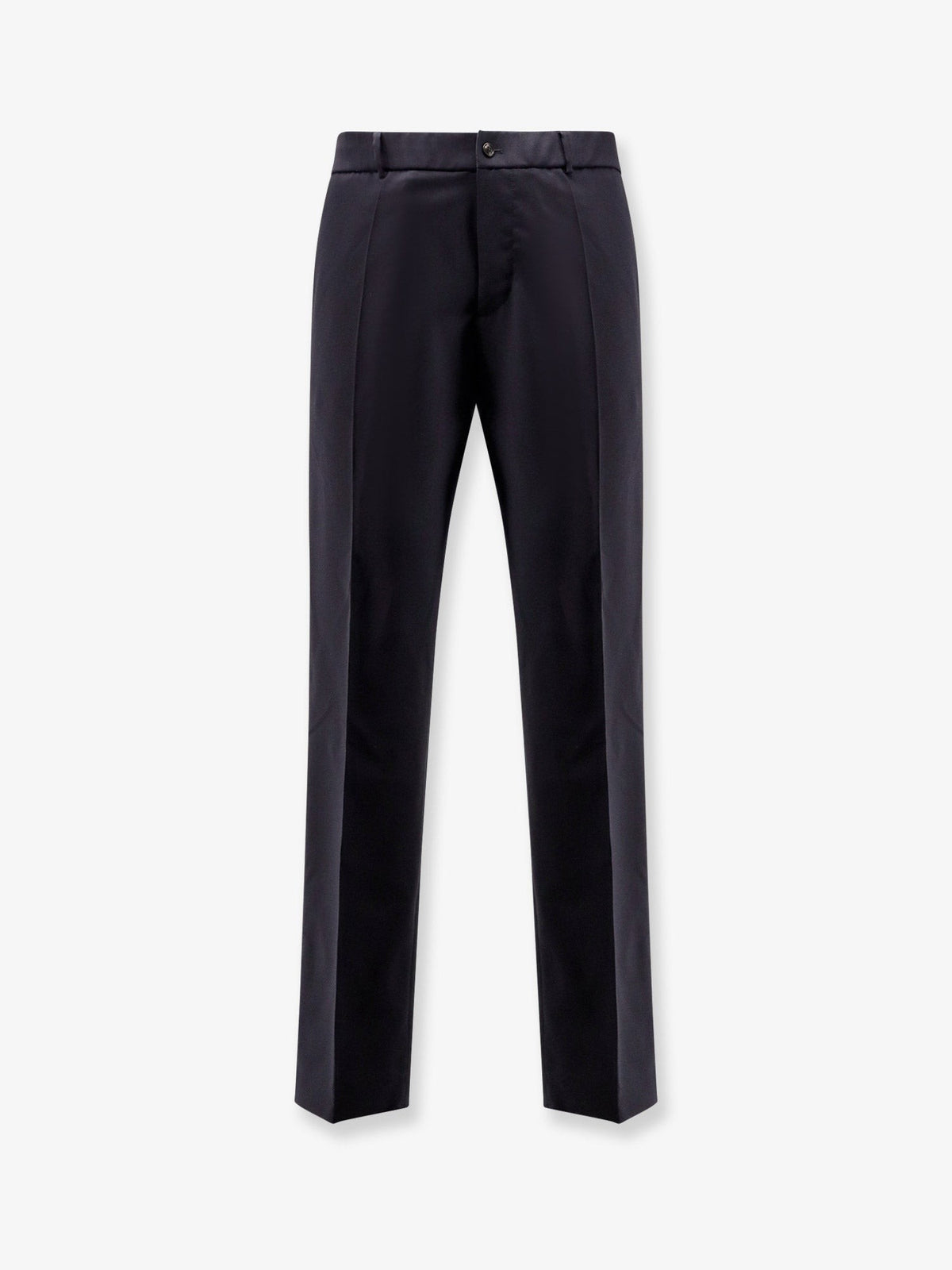 Moncler Men's Wool Blend Trousers Blue