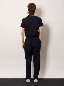 Moncler Men's Wool Blend Trousers Blue