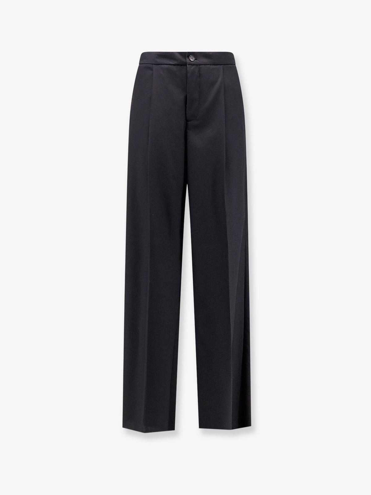 Hevò Men's Wool Blend Trousers Black