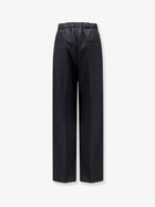 Hevò Men's Wool Blend Trousers Black