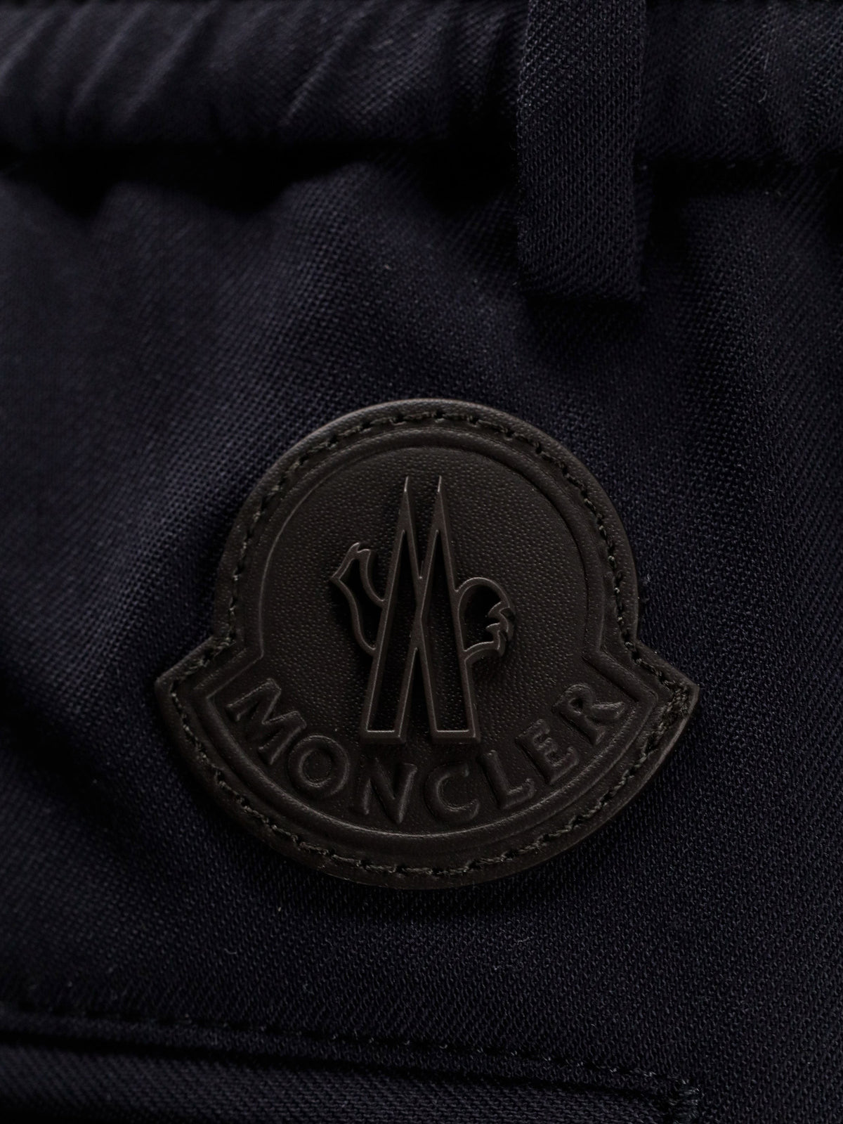 Moncler Men's Wool Blend Trousers Blue, view 5