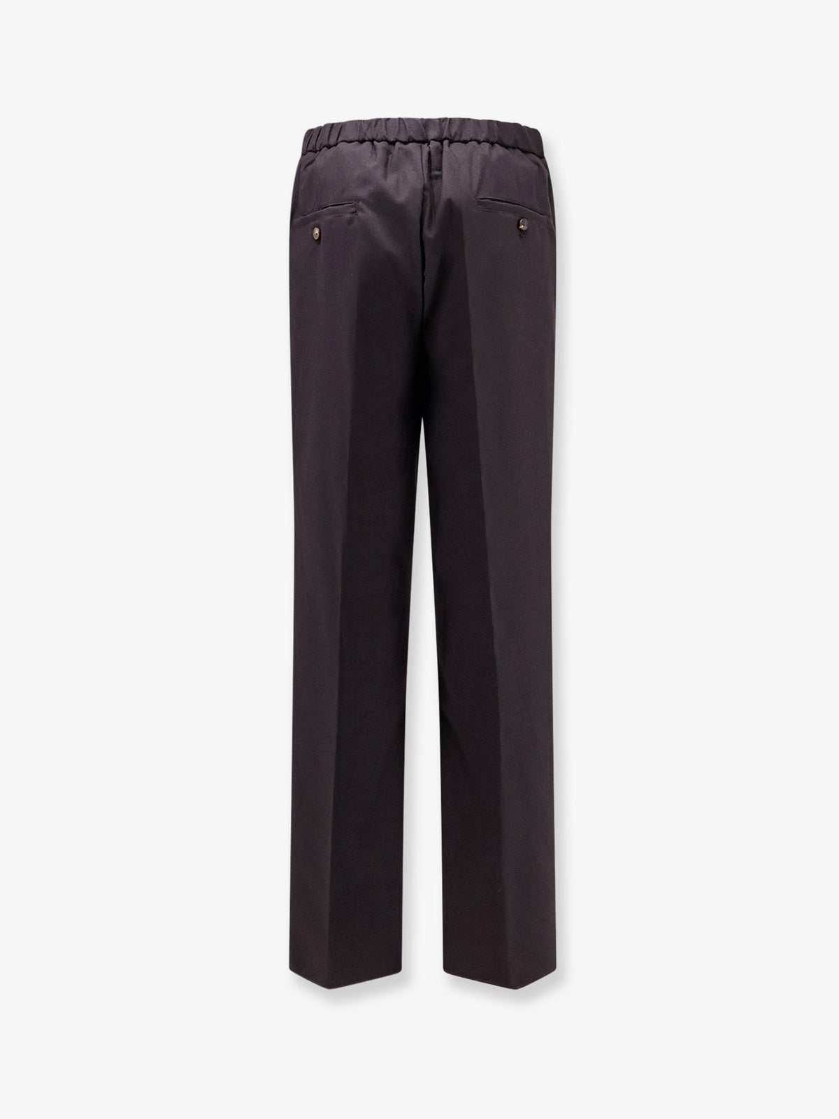Hevò Men's Wool Blend Trousrs Brown