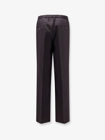 Hevò Men's Wool Blend Trousrs Brown