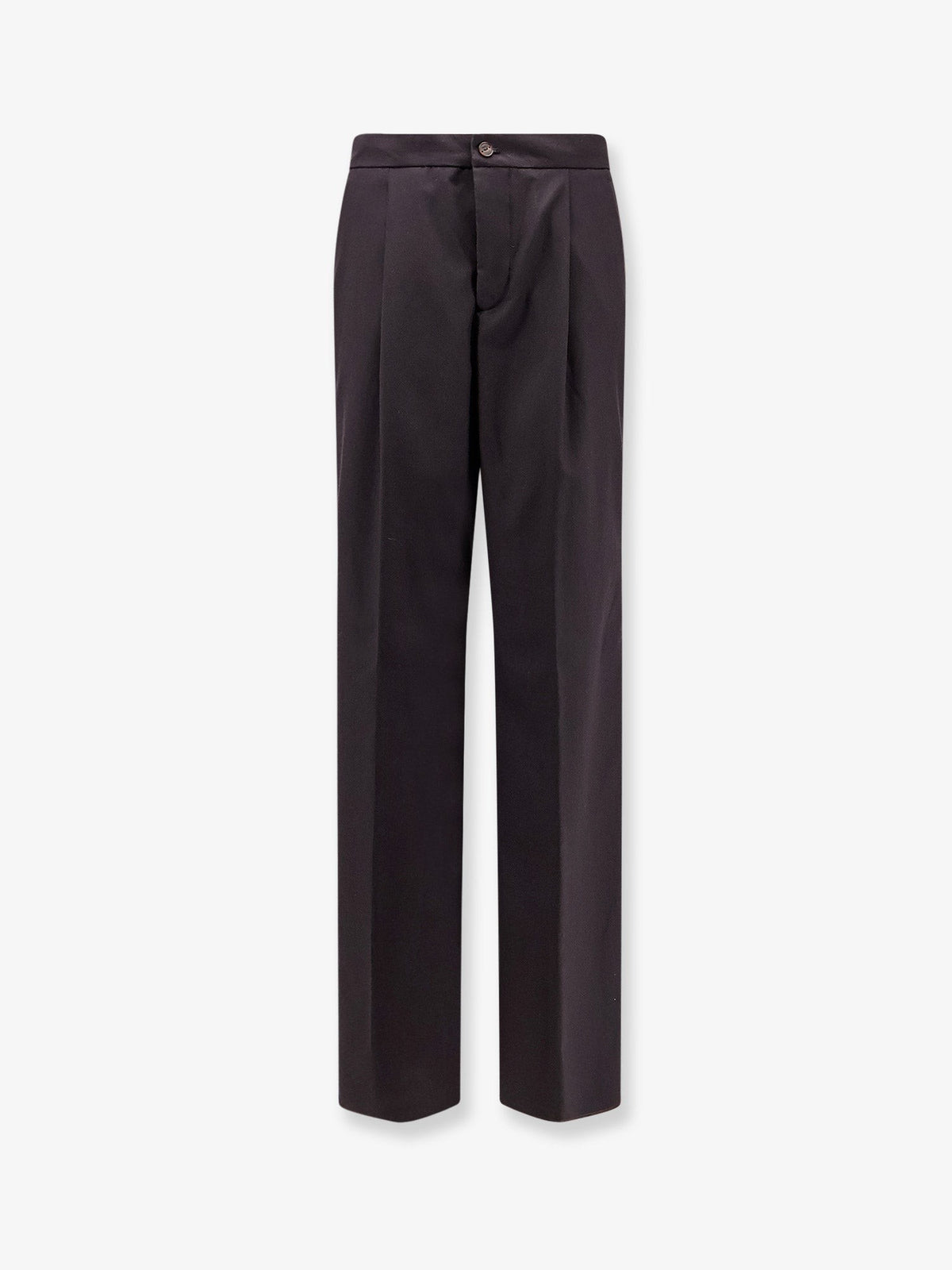 Hevò Men's Wool Blend Trousrs Brown