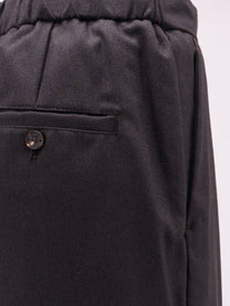 Hevò Men's Wool Blend Trousrs Brown
