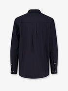 Tonywack Unisex Wool Blend Unisex Striped Shirt Blue, view 5