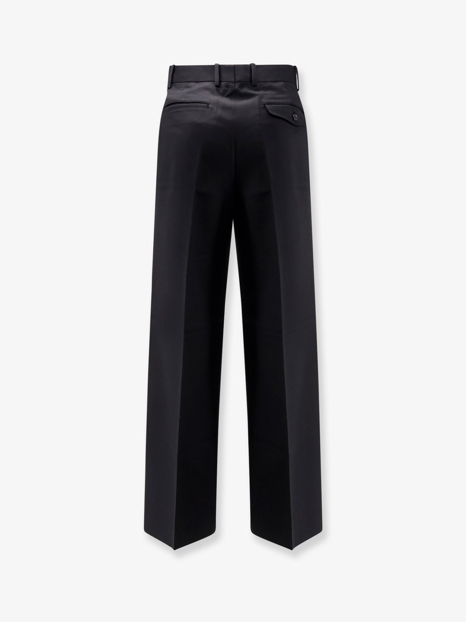Tonywack Men's Wool Blend Unisex Trousers Black