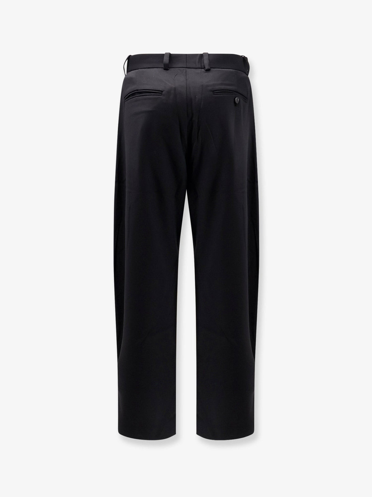 Tonywack Unisex Wool Blend Unisex Trousers Black