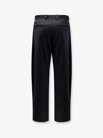 Tonywack Unisex Wool Blend Unisex Trousers Black