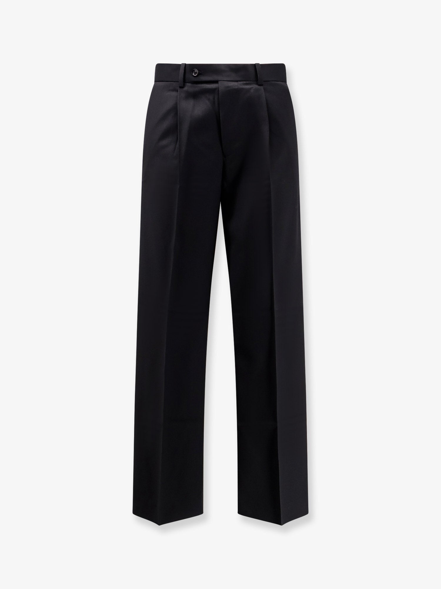 Tonywack Men's Wool Blend Unisex Trousers Black