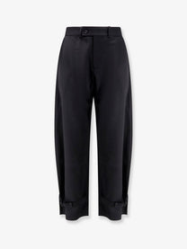 Tonywack Unisex Wool Blend Unisex Trousers Black