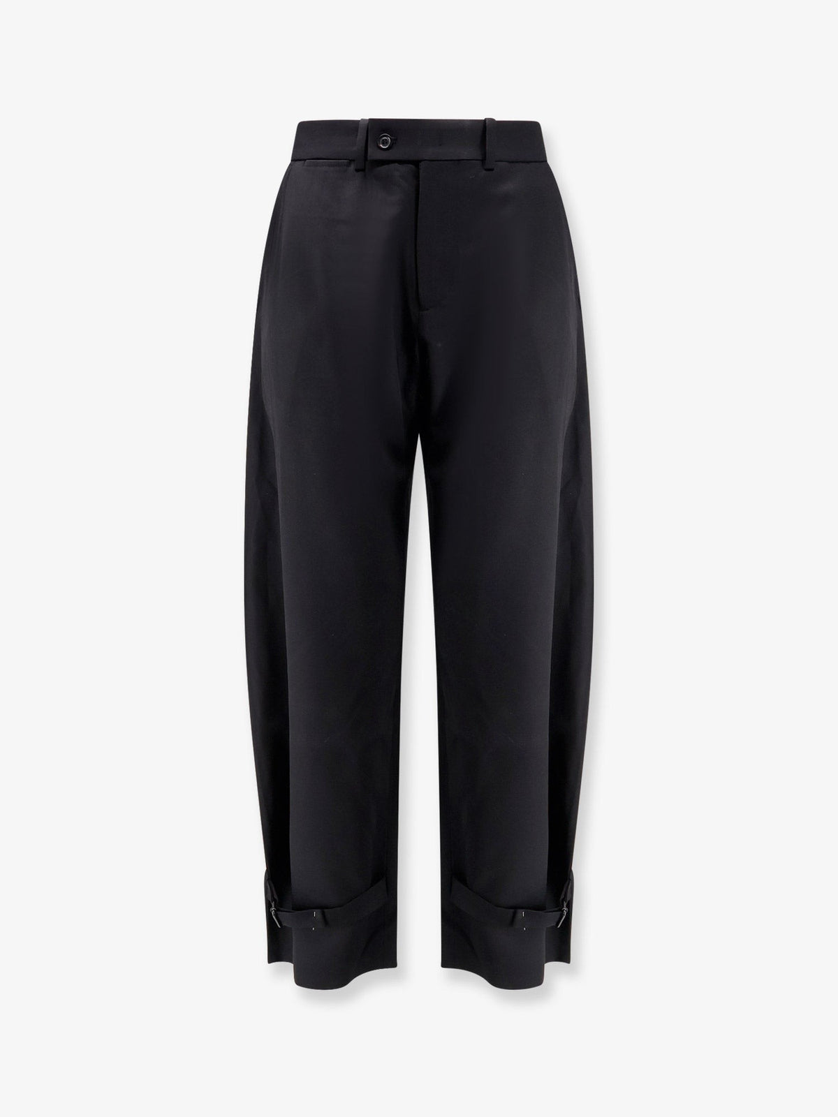 Tonywack Unisex Wool Blend Unisex Trousers Black