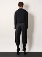 Tonywack Unisex Wool Blend Unisex Trousers Black