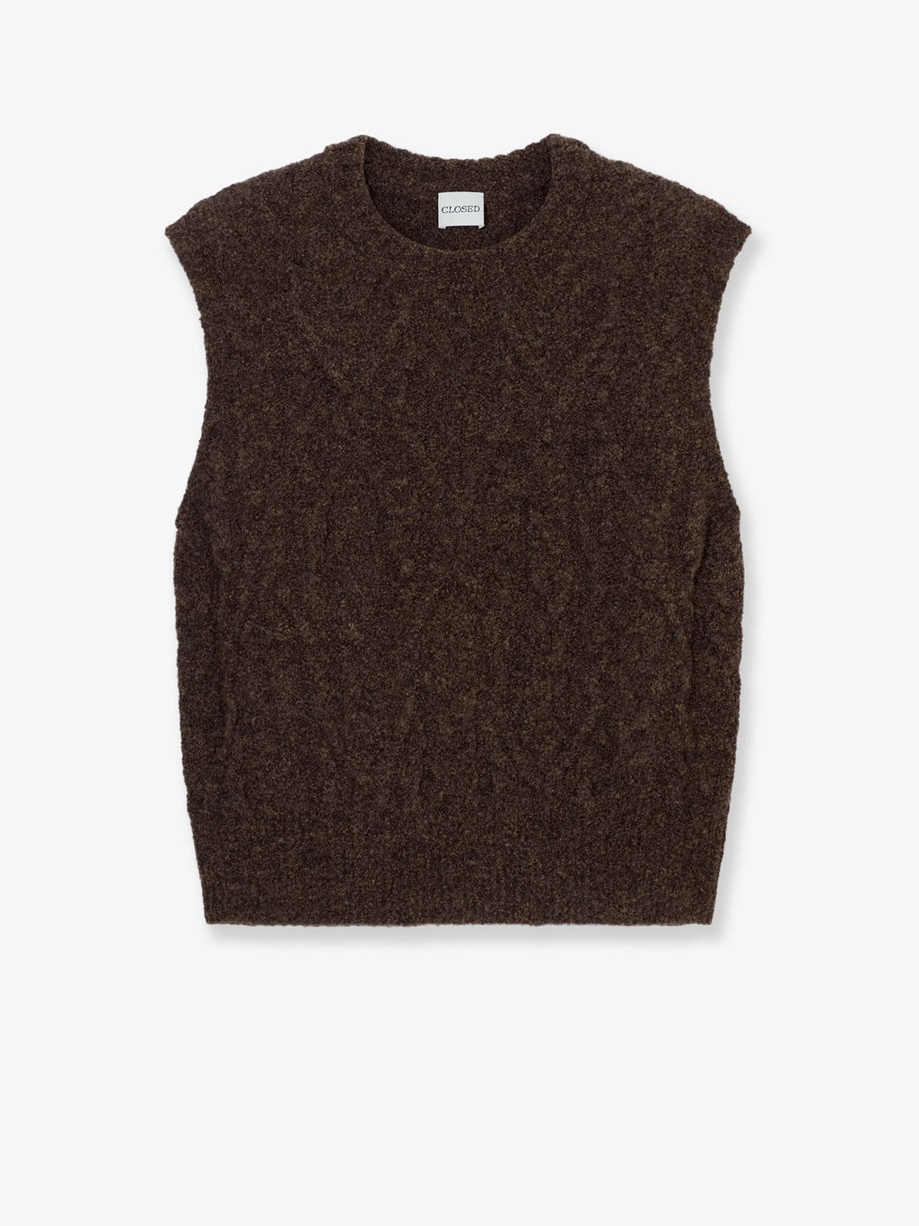Closed Women's Wool Blend Vest Brown
