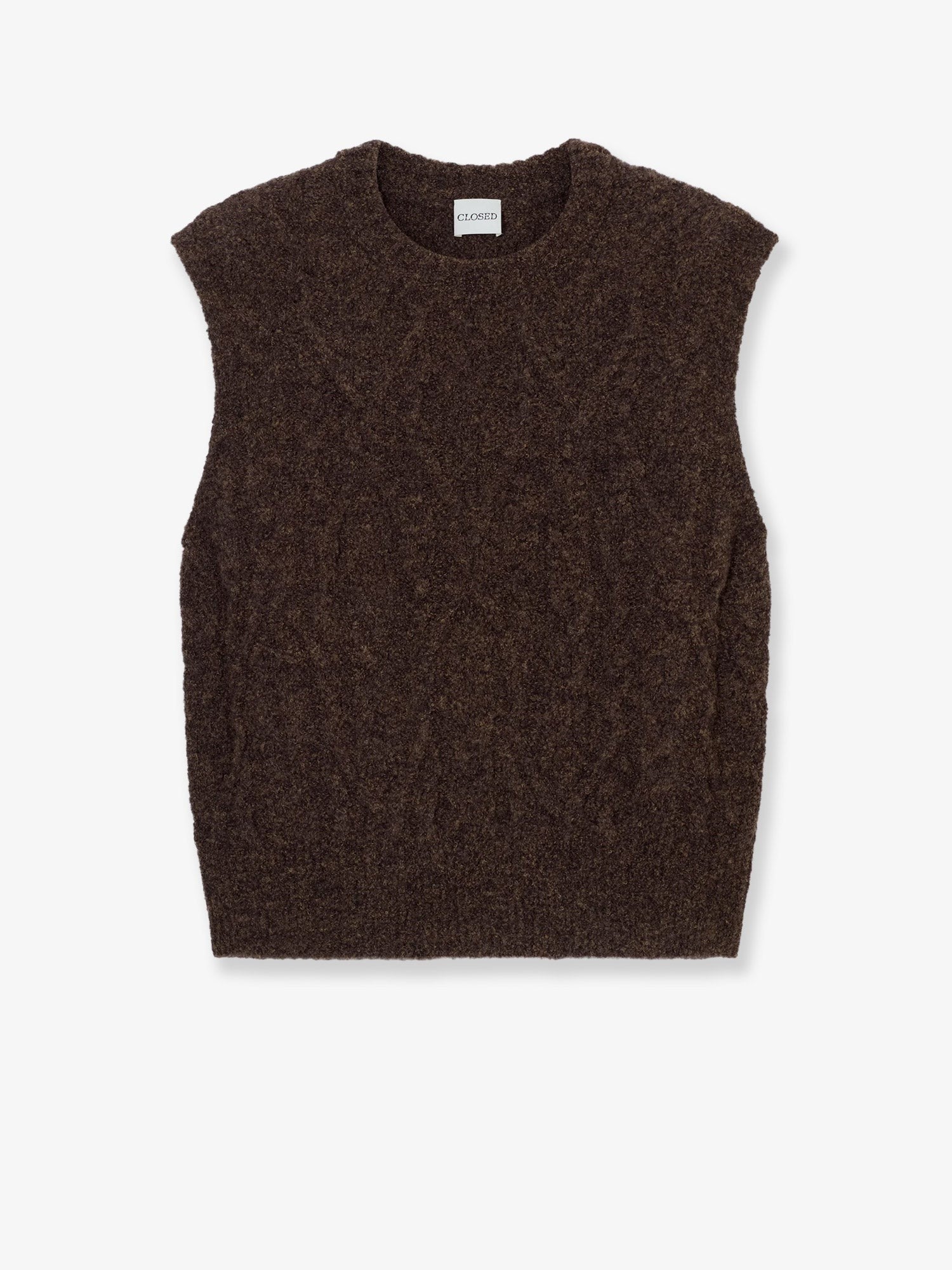 Closed Women's Wool Blend Vest Brown