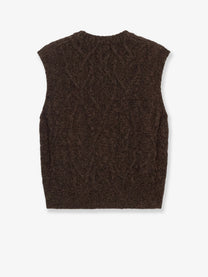Closed Women's Wool Blend Vest Brown