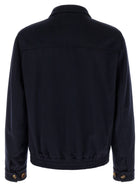 Brunello Cucinelli Wool Bomber Beaver Blue, view 2