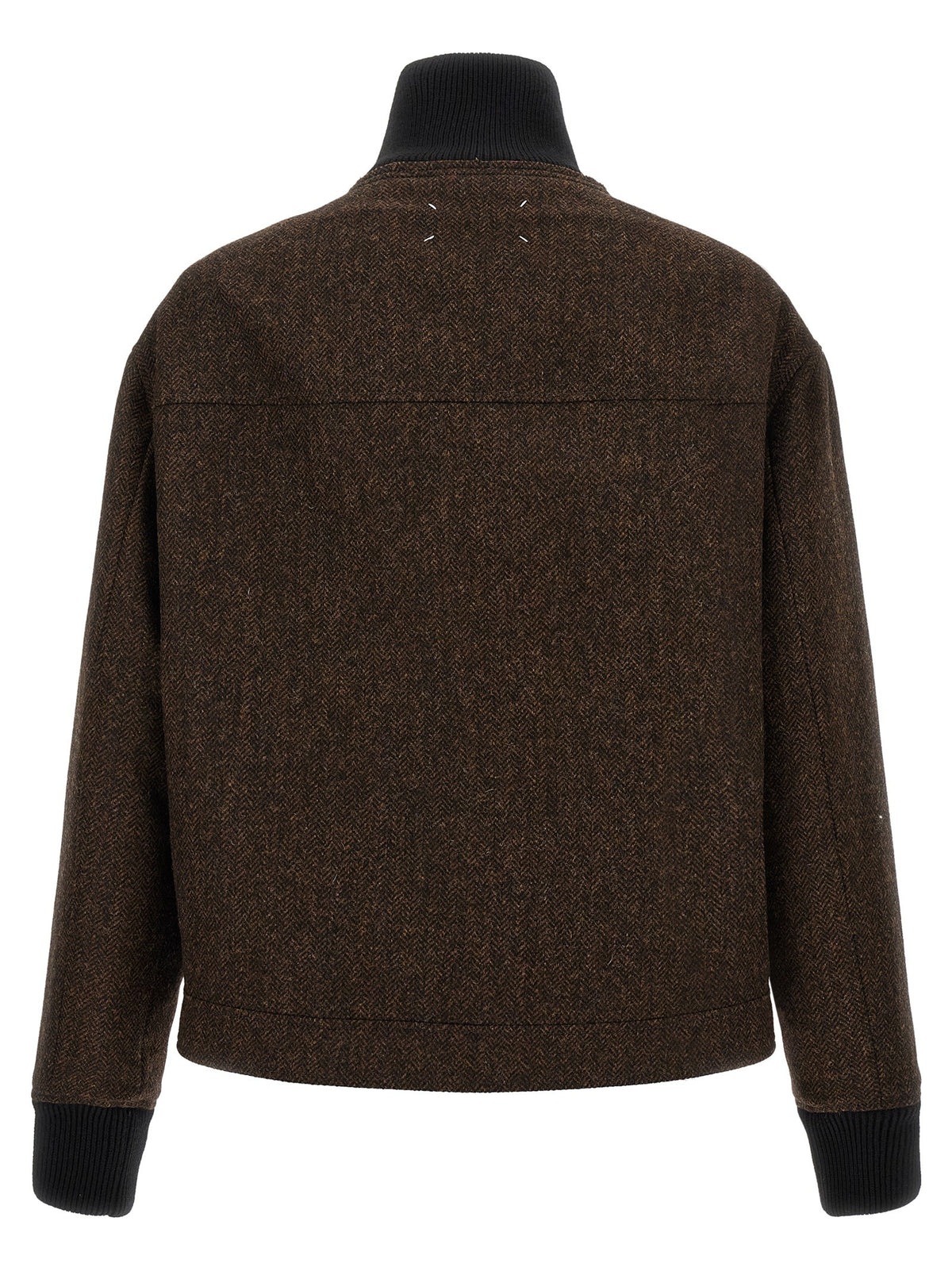 Maison Margiela Wool Bomber Jacket Brown