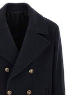 Balmain Wool Caban Blue, view 3