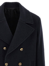 Balmain Wool Caban Blue