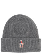 Moncler Grenoble Men's Wool Cap Grey