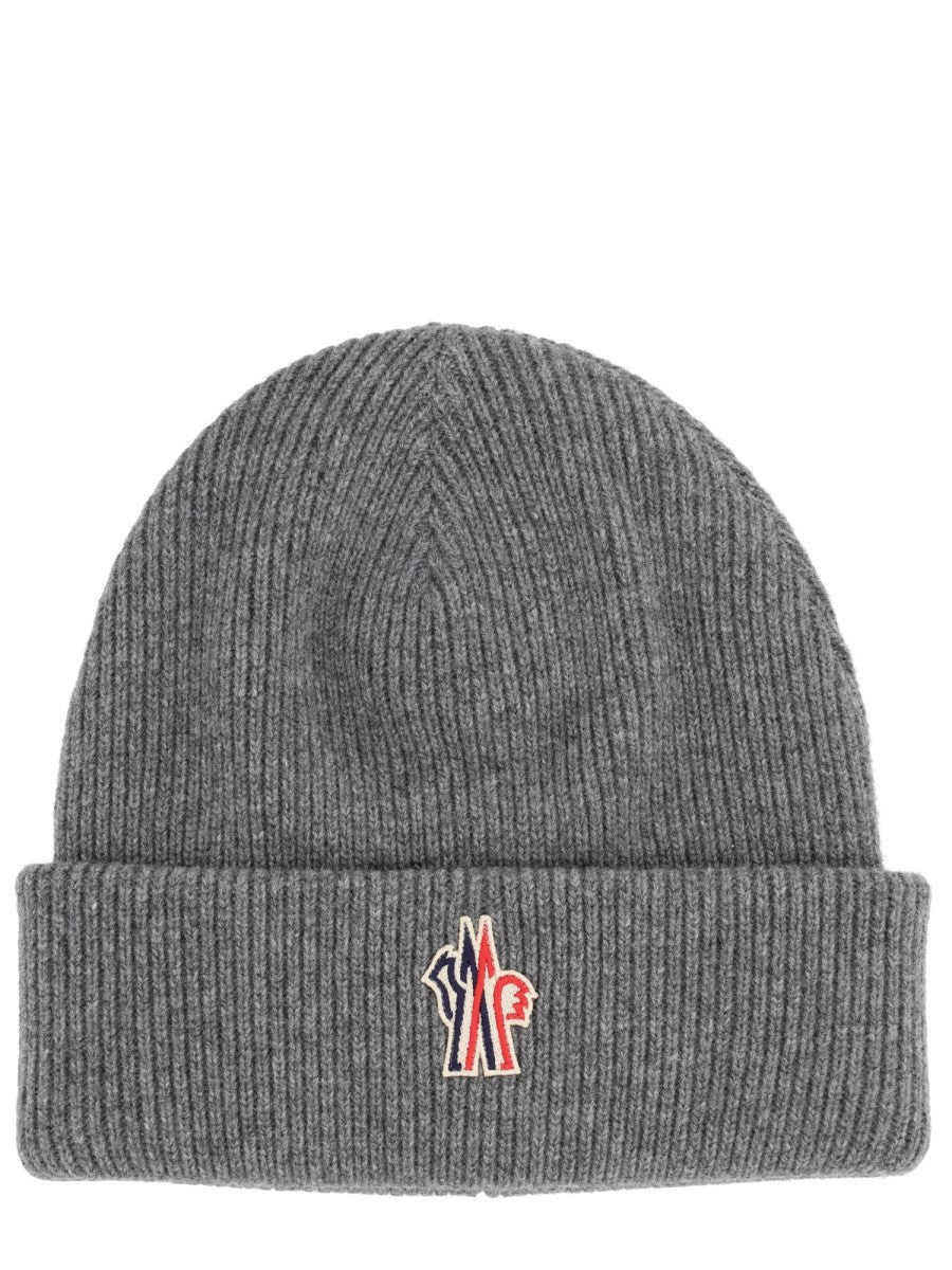 Moncler Grenoble Men's Wool Cap Grey